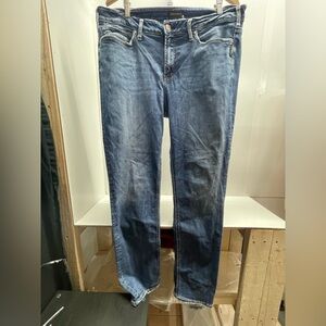 Silver Jeans Women's Medium Blue Straight Leg Denim